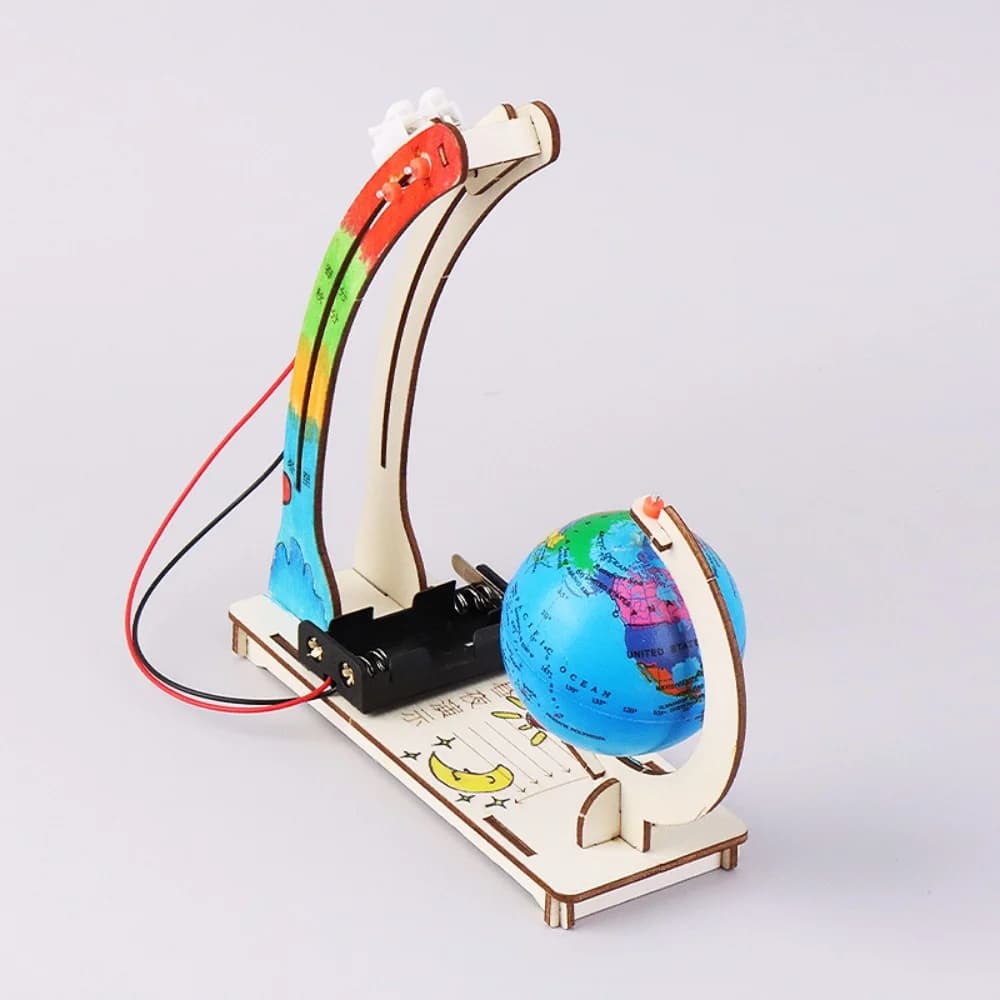 Globe d'alternation jour et nuit pour enfants, jouet scientifique, bricolage, Kit d'apprentissage de