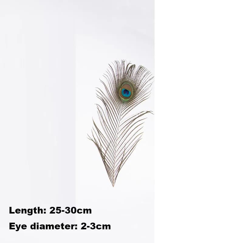 Plume de paon à grands/moyens/petits yeux 25-30cm, centres de Table, plumes de paon, décoration de f