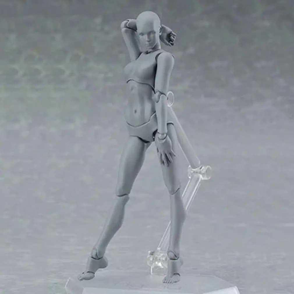 Figurine articulée de corps masculin et féminin, peinture artistique, croquis d'anime, jouet de mann