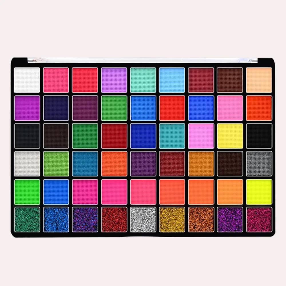 Kit de peinture corporelle et visage professionnelle 54 couleurs pour fêtes ﻿ Kit de peinture pour l