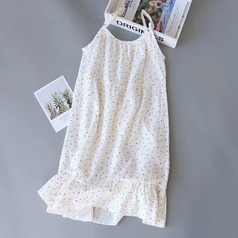 Chemise de nuit confortable en coton pour femmes, longue, ample, respirante, Cool, vêtements de mais