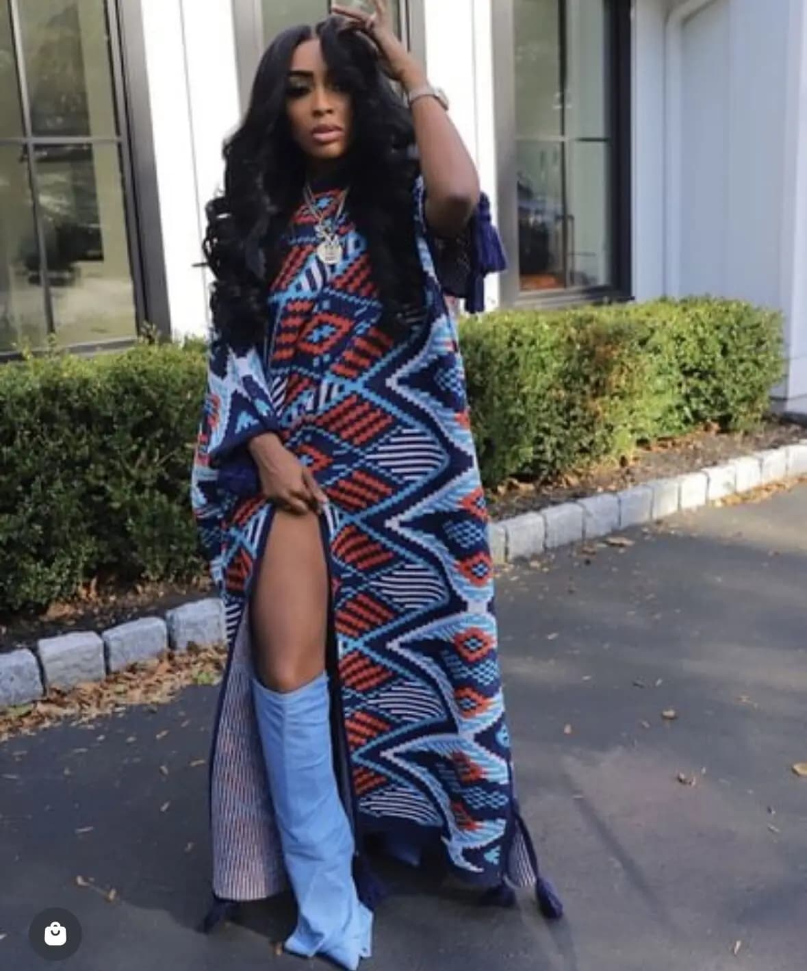 Robe longue imprimée pour femme, mode africaine, streetwear populaire, caftan, robe maxi, sexy, boît
