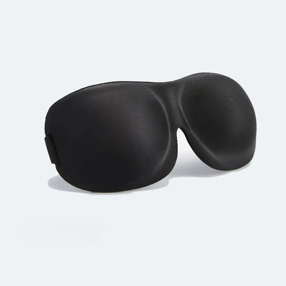 Masque pour les yeux de sommeil 3D, ombrage, respirant, couverture des yeux, sommeil naturel, mousse