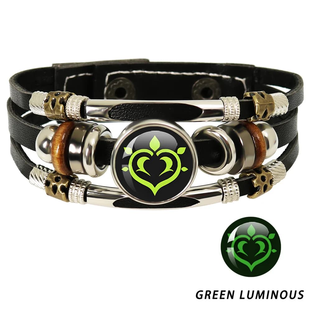 Bracelet de Cosplay Shoous Genshin Impact Game, Œil de Dieu, Eau, Vent, Tonnerre, enquêter, Roche, G