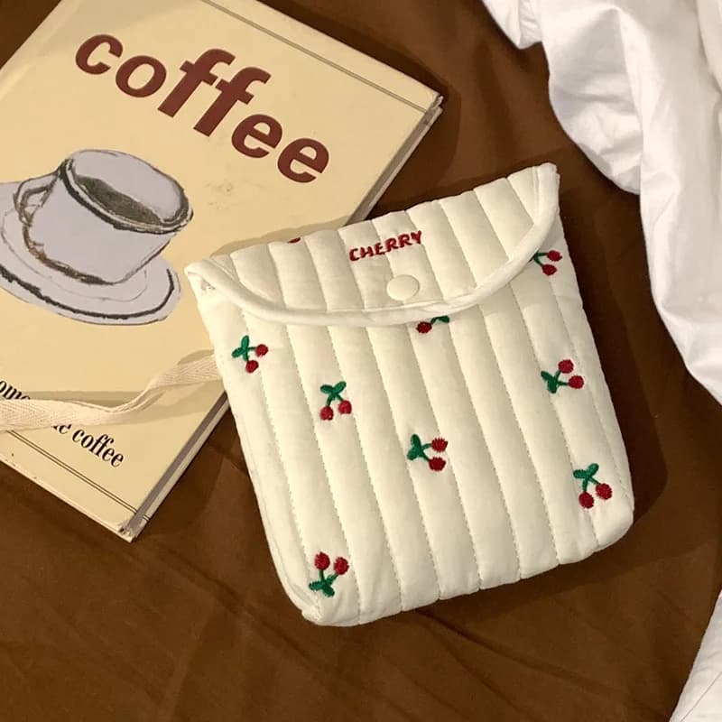 Sac de rangement pour serviettes hygiéniques mignonnes, sac de rangement pour serviettes menstruelle