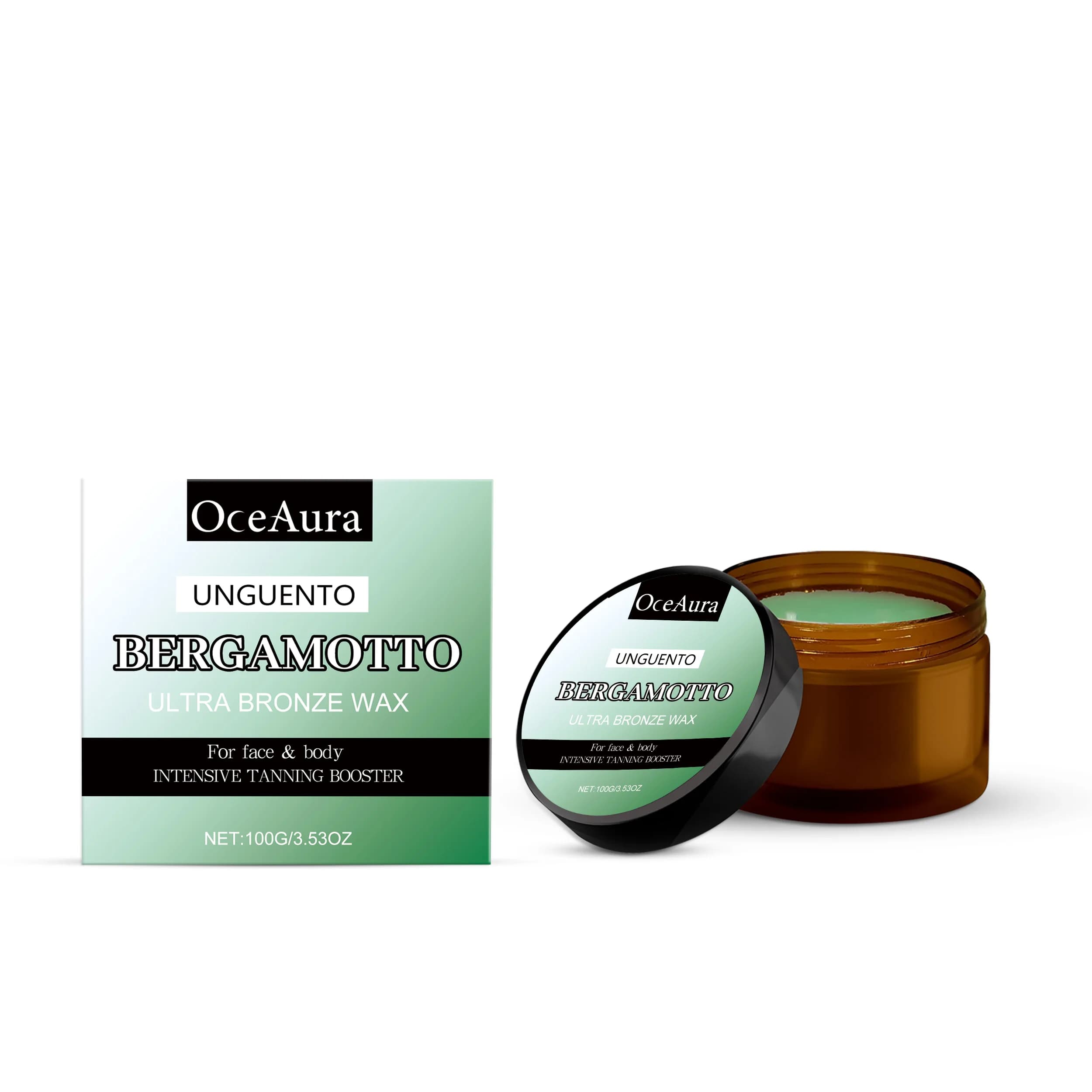 Crème noire à l'aide au corps à la bergamote, crème hydratante et hydratante pour la peau, plage d'é