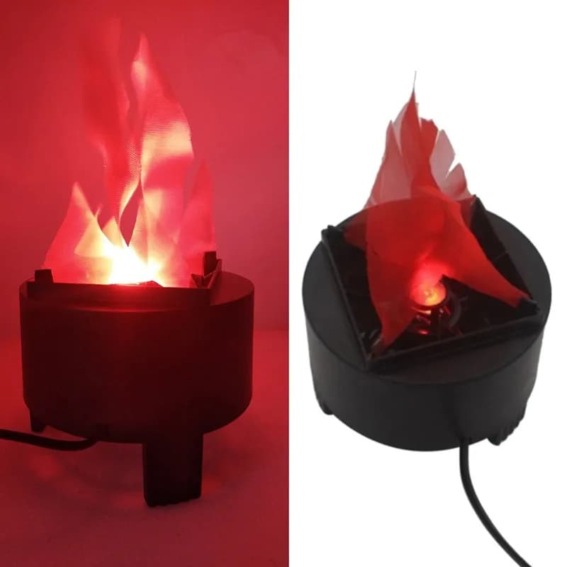 Lampe de flamme de feu simulée 3D, lampe de brasero, veilleuse de fête à la maison, Halloween, Noël,