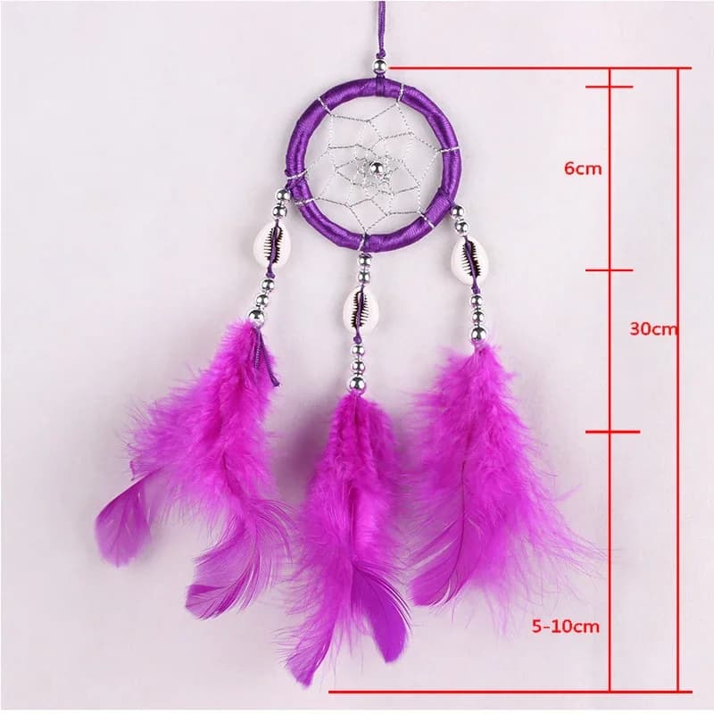 Applique Murale Portable avec Plumes et Perles pour Décoration de Maison, Cadeau Fait à la Main, Orn