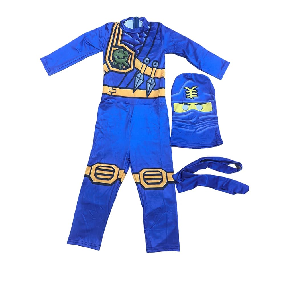 Costume de cosplay Phantom Ninja, combinaison, masque, tenue de fête de carnaval, déguisement de che