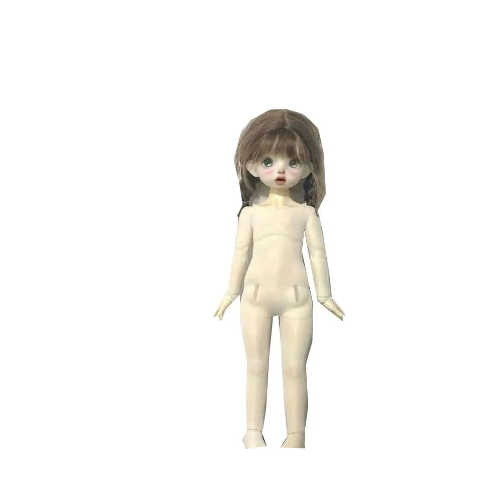 Pyjama en coton mignon, combinaison blanche élastique, tailles multiples, accessoires DIY pour poupé