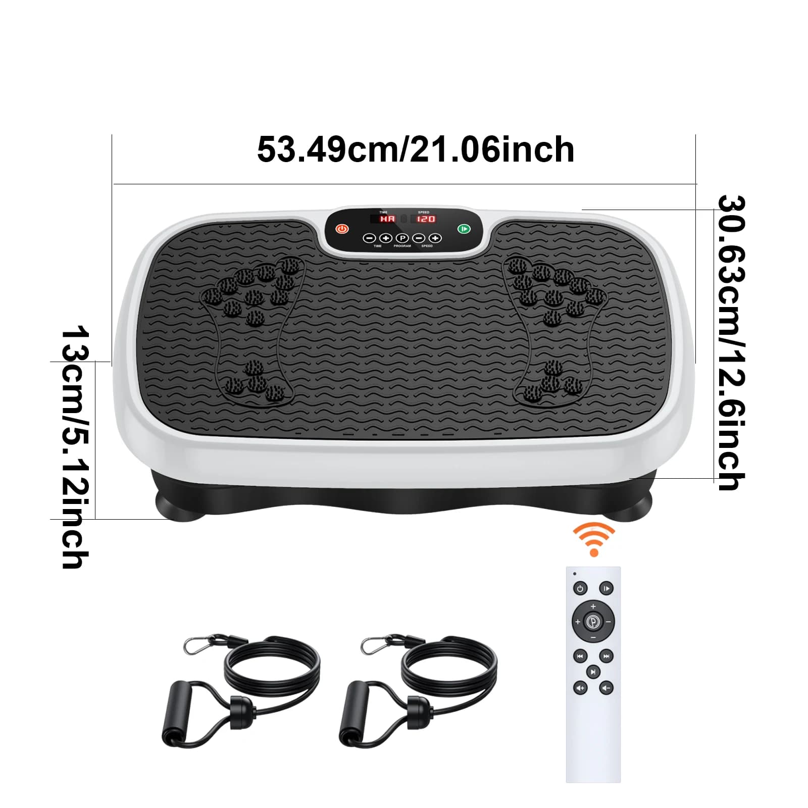 Machine à vibrer pour brûler les graisses, Bluetooth, vitesse réglable, pour entraînement complet du