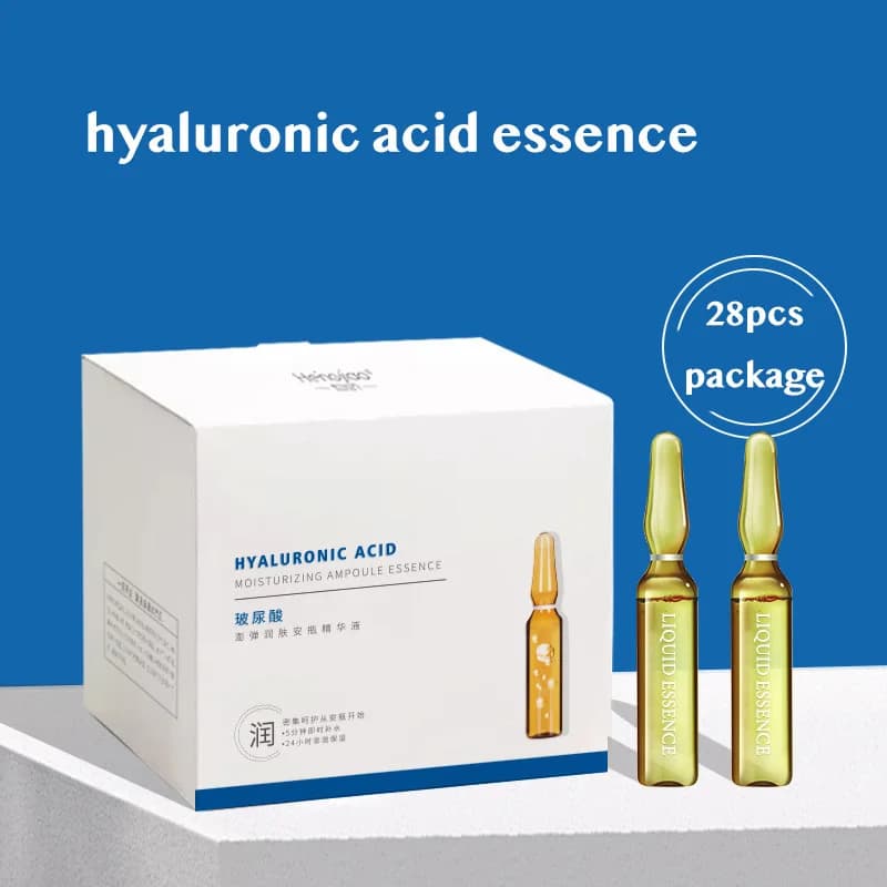 Ampoule d'acide hyaluronique, Essence, réapprovisionnement en eau profonde, réparation intensive, pe
