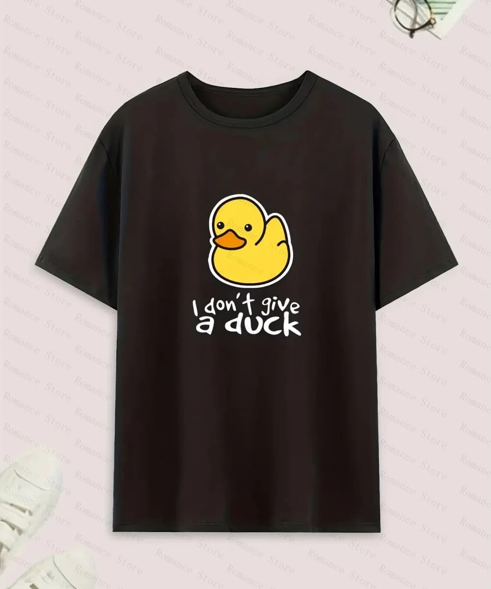 Ensemble de pyjamas décontractés imprimés de canards, vêtements de maison, short imprimé de canards 