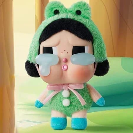 POPMART CRYBABY CRYING AGAIN série vinyle boîte mystère Anime Original pendentif figurine à collecti