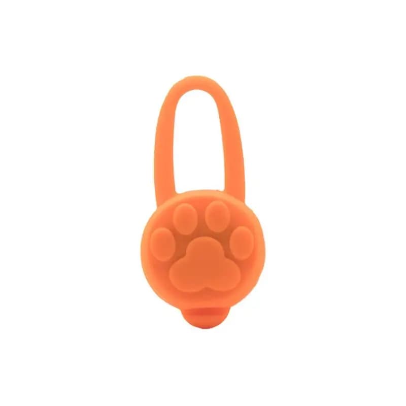 Collier lumineux LED en silicone pour animaux de compagnie (chats et chiens) – Pendentif anti-perte 