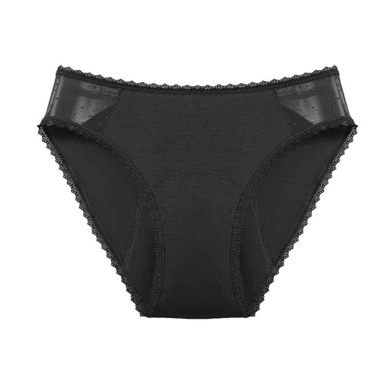 Culotte menstruelle pour femmes, culotte absorbante en coton, sous-vêtements anti-fuite, grande tail