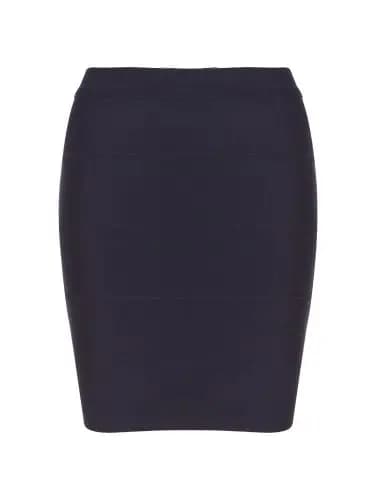 BEAUKEY-Mini jupe crayon à rayures pour femme, jupe au-dessus du genou, batterie con, club de fête, 