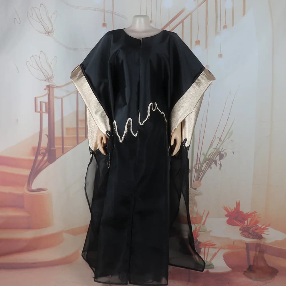 Robe africaine en tissu jacquard pour femme, ensemble deux pièces avec lingerie en dentelle, robes a