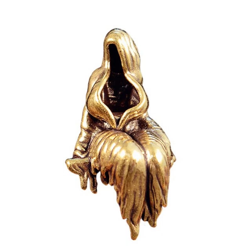 Nouvelle belle Statue fantôme Robe passionnante chenille de nuit en cuivre Figurine de bureau orneme
