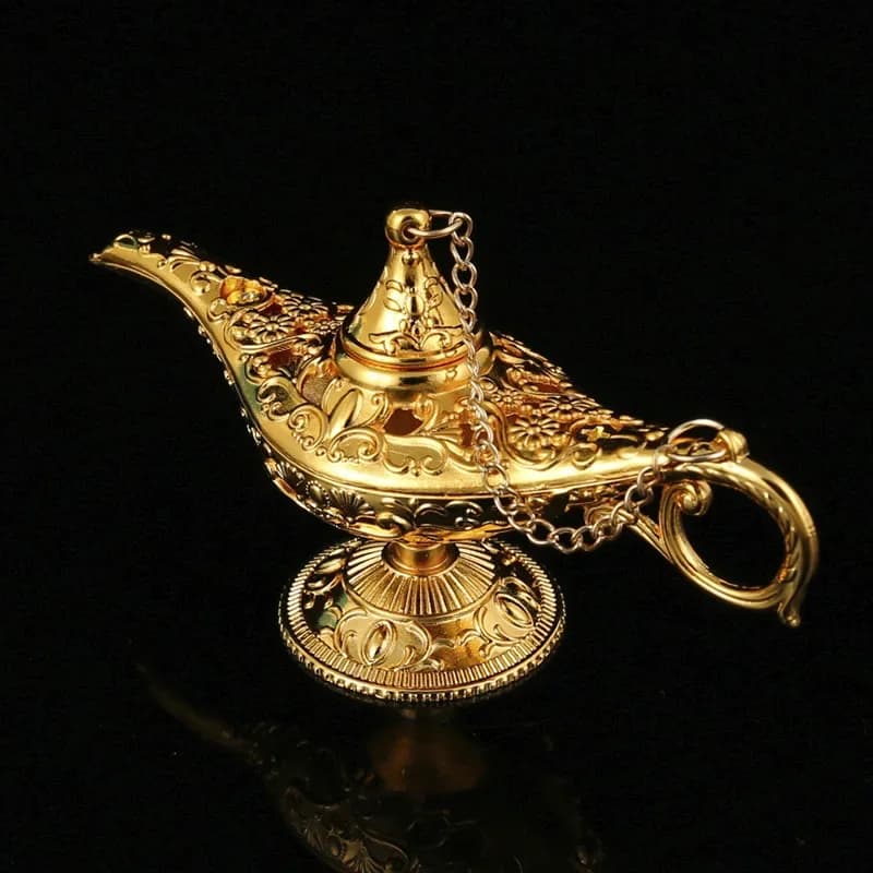Aladdin lampe magique russe souhaitant lampe 1001 bénédiction de nuit salon Style sud-est asiatique 