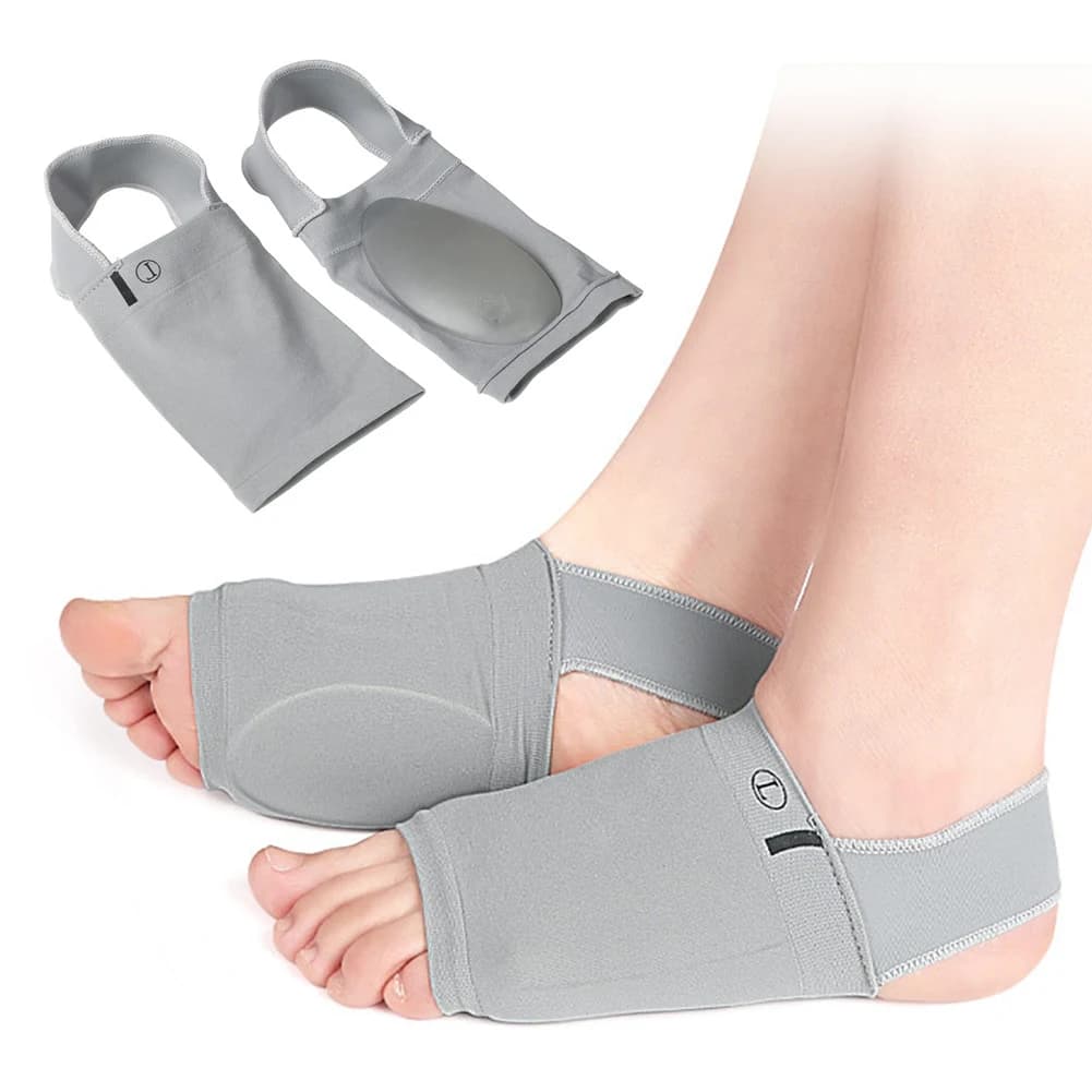 Chaussettes à Manches pour Pieds Plats, Coussinets de Soutien de la Voûte Plantaire, Orthèses de Soi