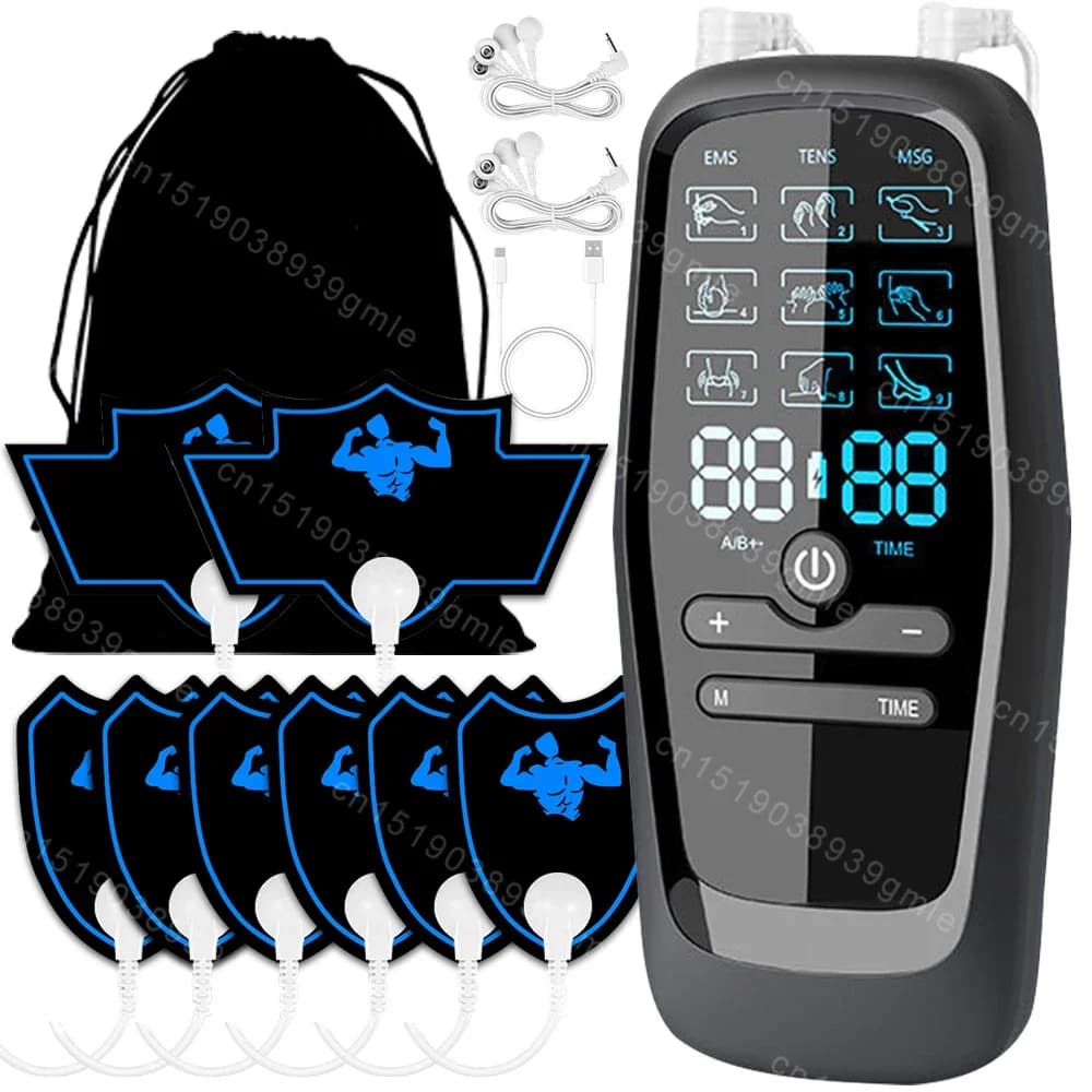 EMS Stimulation musculaire électrique USB physiothérapie dizaines unité Machines impulsion Mini mass