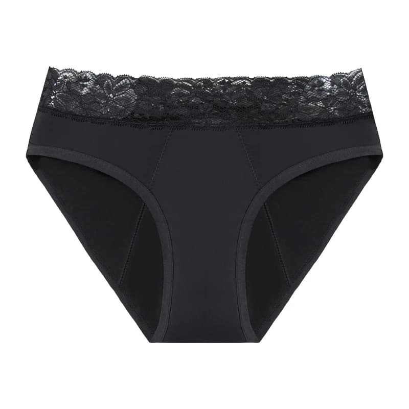 Culotte menstruelle détachable pour femmes, 4 couches, anti-fuite, sous-vêtements absorbants et resp