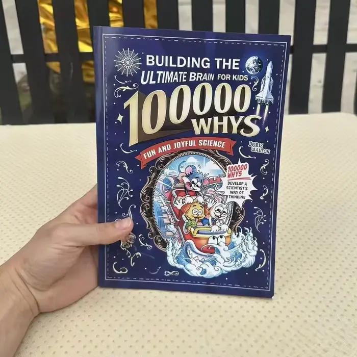 Livre scientifique pour enfants 100000 Whys, livre de lecture éducatif amusant, favorise la réflexio