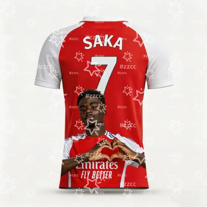 Maillot de football de l'équipe d'Angleterre Bukayo Saka 2026 – Tenue de match et d'entraînement – T