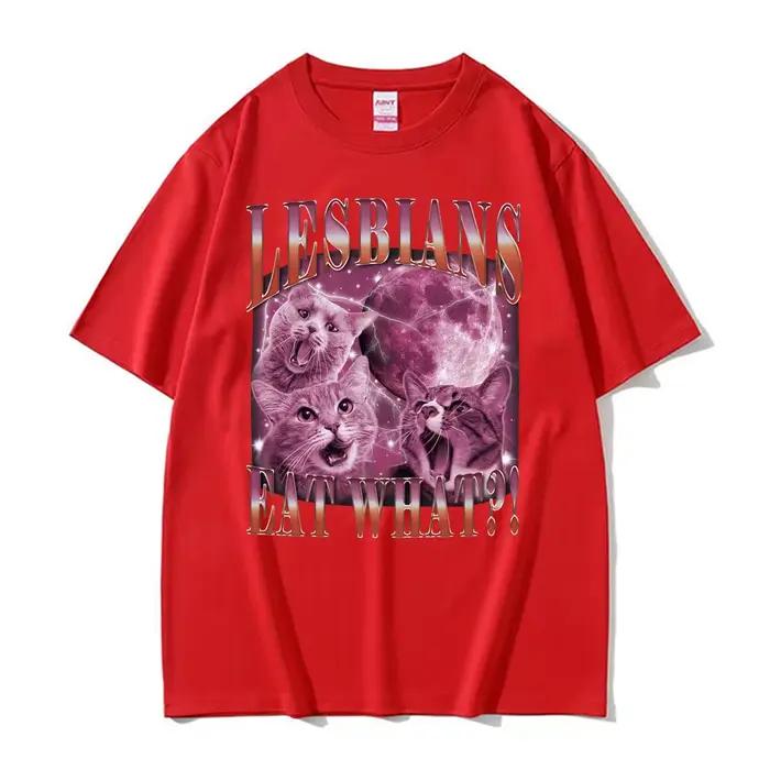 T-shirt en coton pour hommes et femmes, vêtement décontracté et confortable, avec mème graphique, st