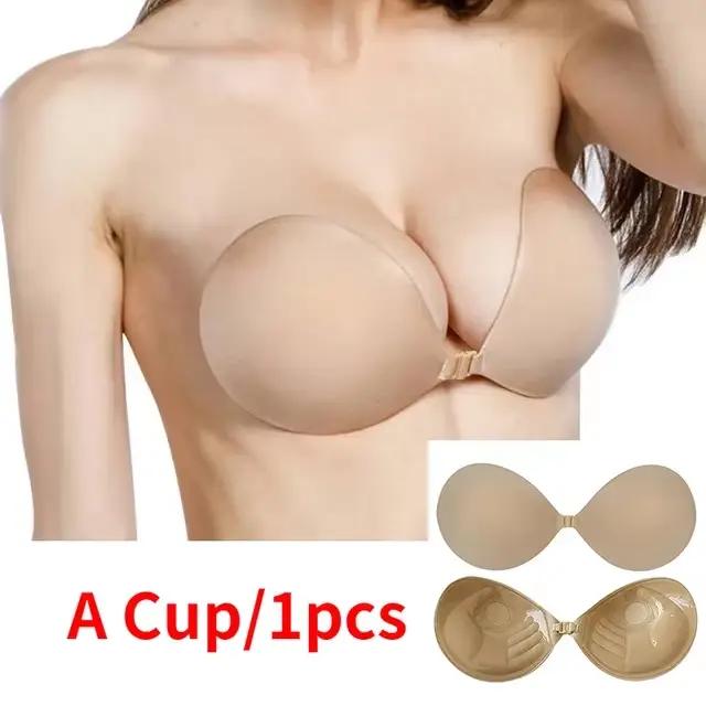 Cache-mamelon soutien-gorge Invisible Push Up soutien-gorge en Silicone pour mariage collant réutili