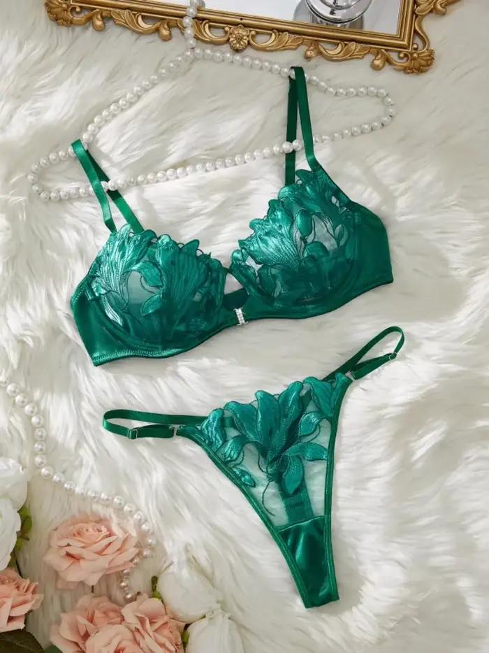 Soutien-gorge transparent pour femmes, Lingerie Sexy, costume, cadeau de la réveillon de la saint-va