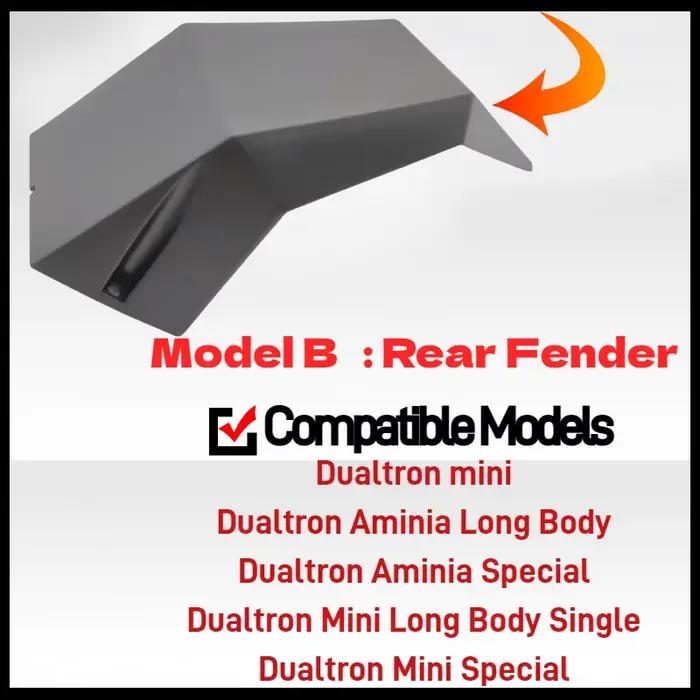 Garde-boue d'origine Minimotors pour Dualtron Mini, compatible avec le scooter électrique Dualtron S