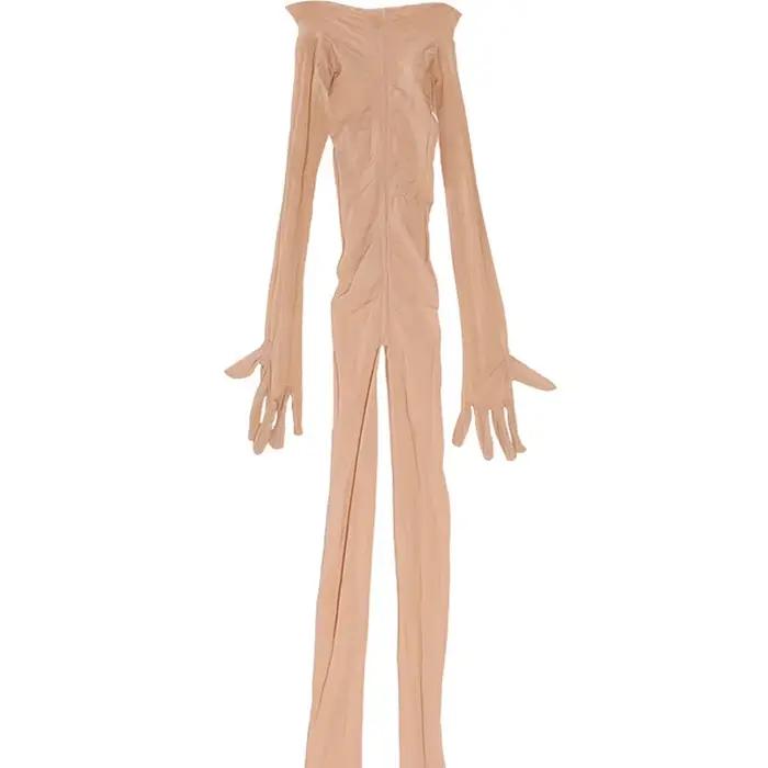 Combinaison collants Sexy 3D, brillant à l'huile, entièrement enveloppé, brillant, cinq doigts, orte