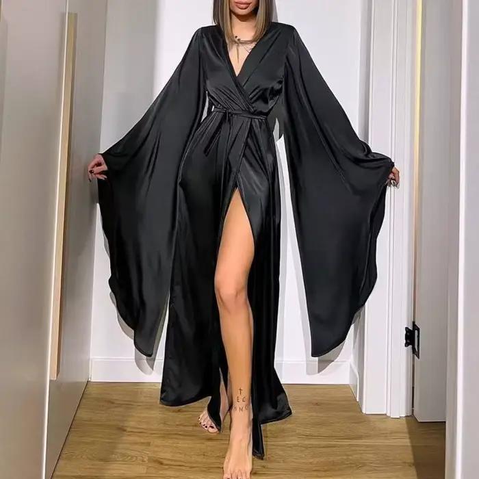 Robe de nuit style princesse avec coussinet de poitrine, nouvelle collection été, en coton nuage lég