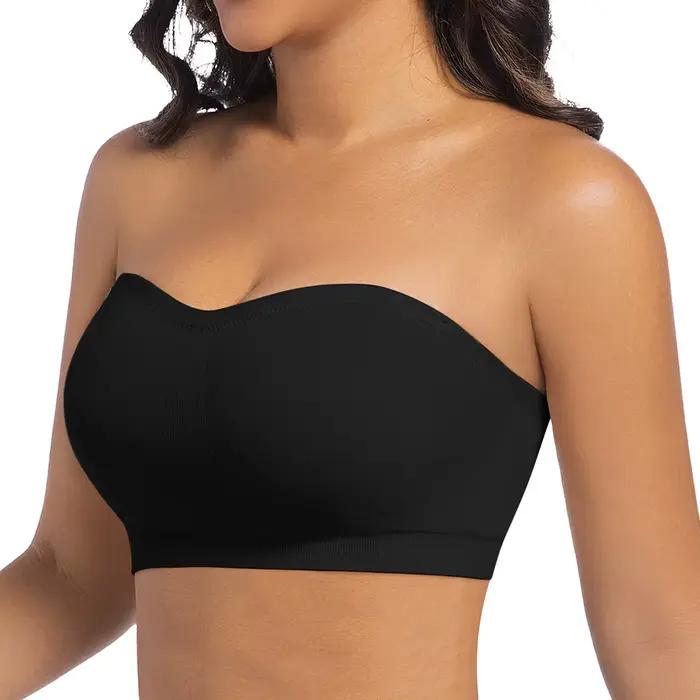 Soutien-gorge Invisible sans bretelles en forme de M pour femmes, solide, antidérapant, Sexy, push-u