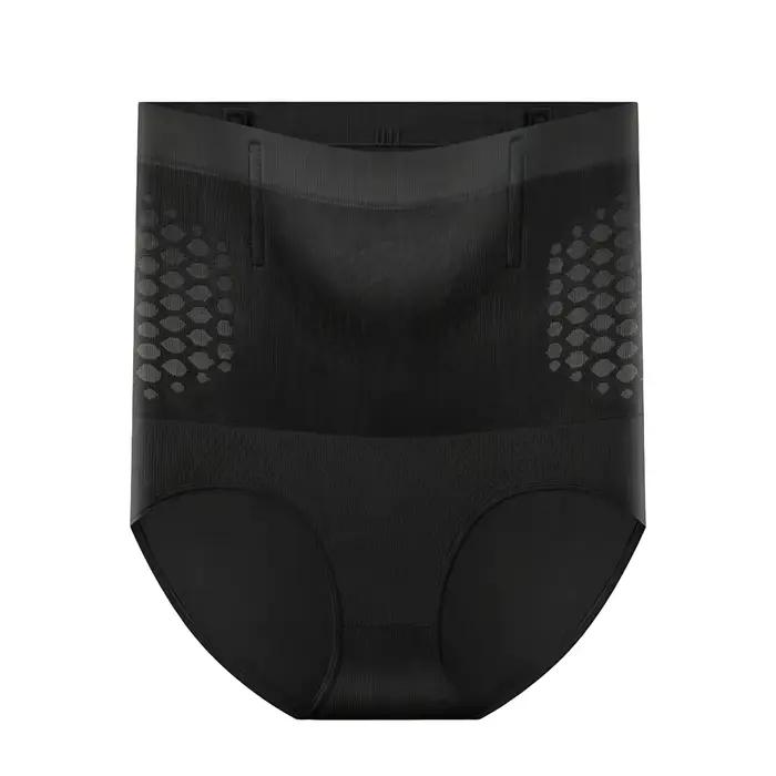 Culotte gainante taille haute sans couture pour femme, contrôle abdominal, soutien utérin, amincissa
