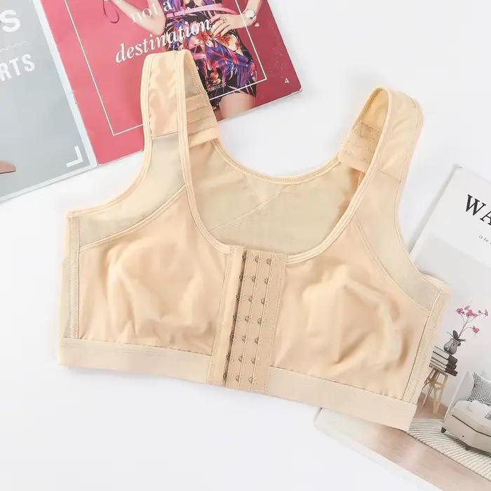 Soutien-gorge à fermeture frontale réglable pour femmes, débardeur à Compression fine, gaine amincis