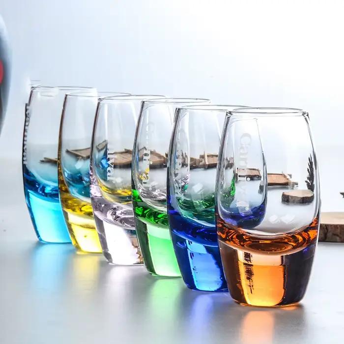 Verres à Tequila Graduels, Verrerie, Gobelet de Bar, Verres à Whisky, Tasse à Spiritueux pour Boîte