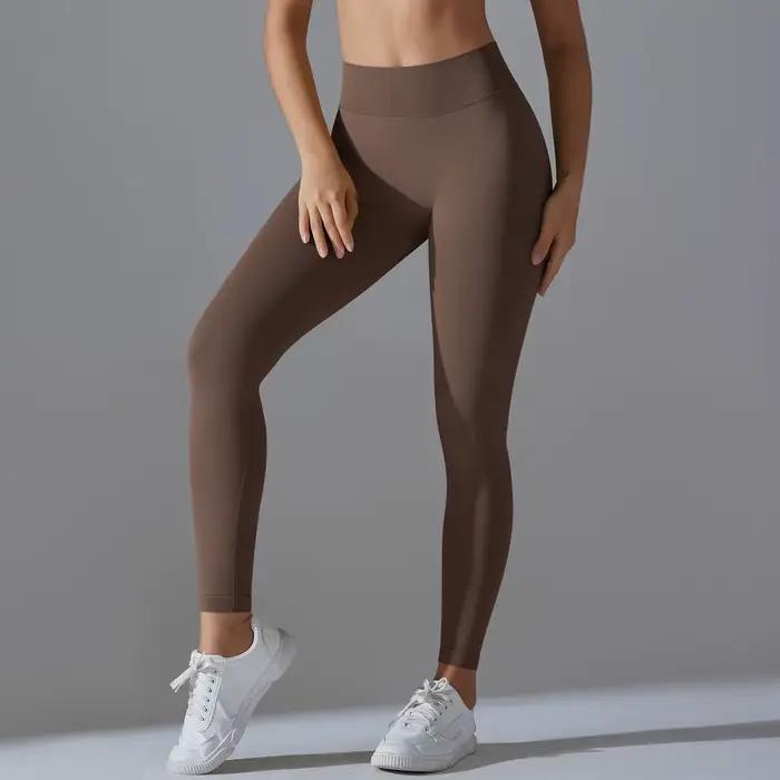 Leggings de Yoga Leggings de gymnastique sans couture femmes pantalons de Yoga Sexy taille haute but