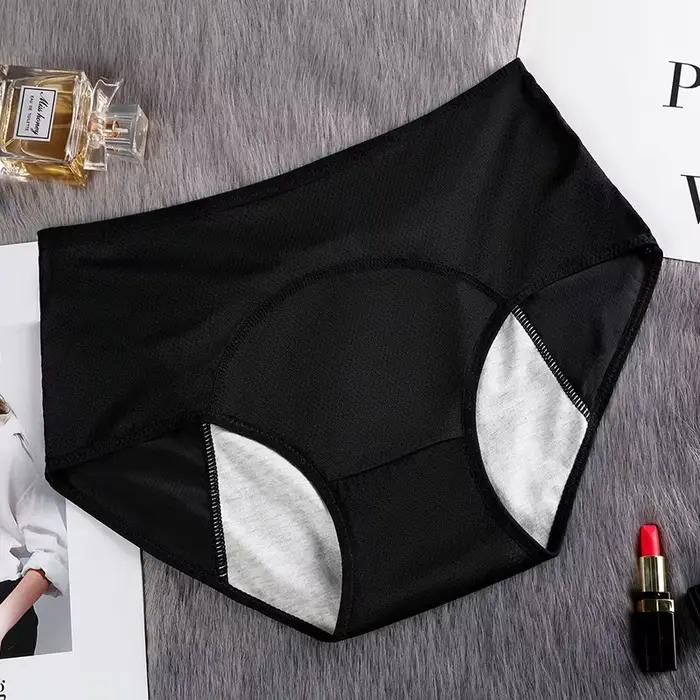 Culotte Menstruelle en Coton pour Femme, Sous-Vêtement Anti-fuite, Pantalon Physiologique, Sans Cout