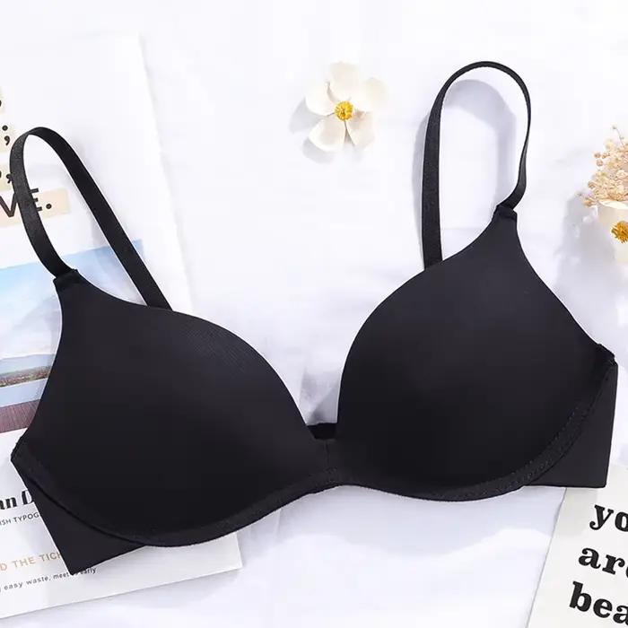 Soutien-gorge Super Push Up pour petites poitrines, fermeture avant, sans couture, sous-vêtements fi