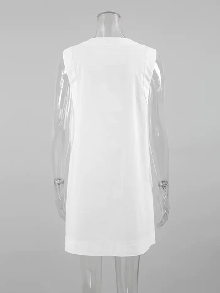 Marthaqiqi coton femme chemises de nuit Sexy col en v vêtements