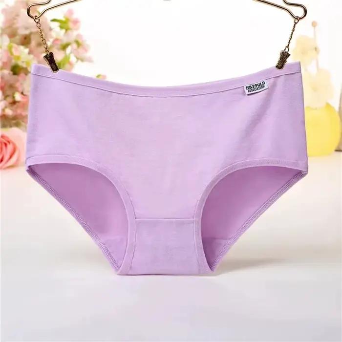 7 pièces femme culottes pour sous-vêtements 100% coton Sexy respirant doux Lingerie