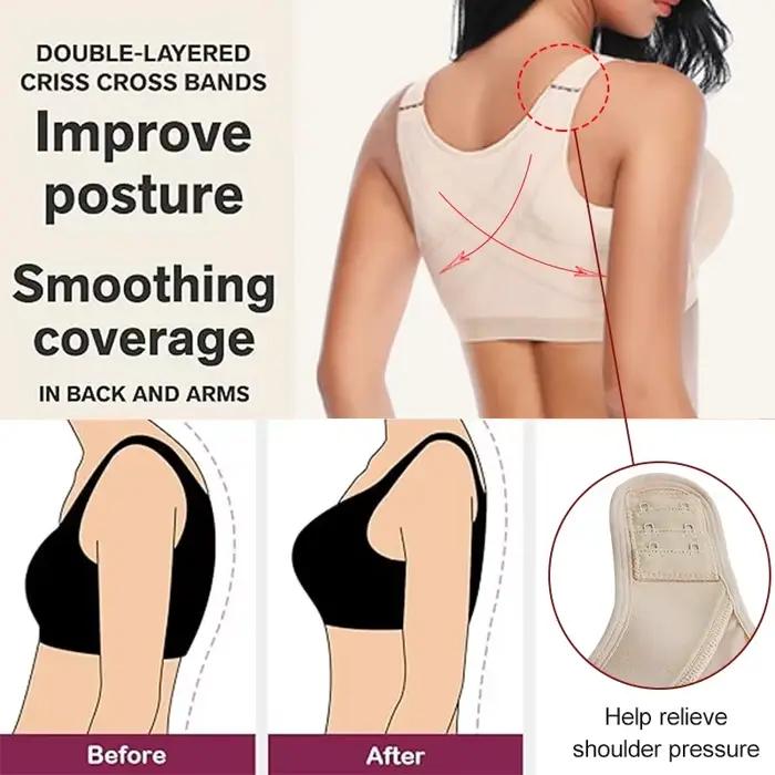 Dimmkof – soutien-gorge de Compression avec fermeture à boucle avant