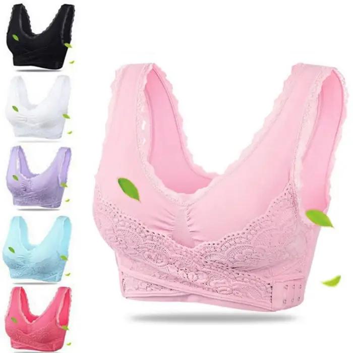 Soutien-gorge soyeux sans fil avec boucle latérale