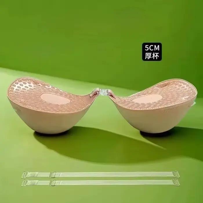 Soutien-gorge adhésif respirant en silicone de 5 cm d'épaisseur