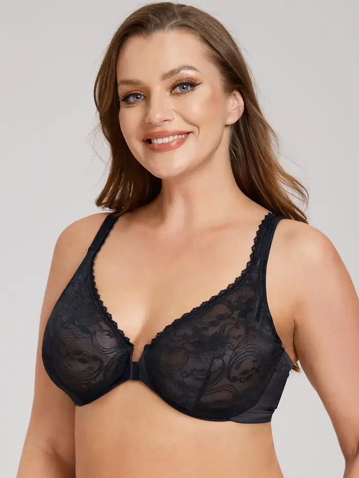 Soutien-gorge à armatures en dentelle pour femme