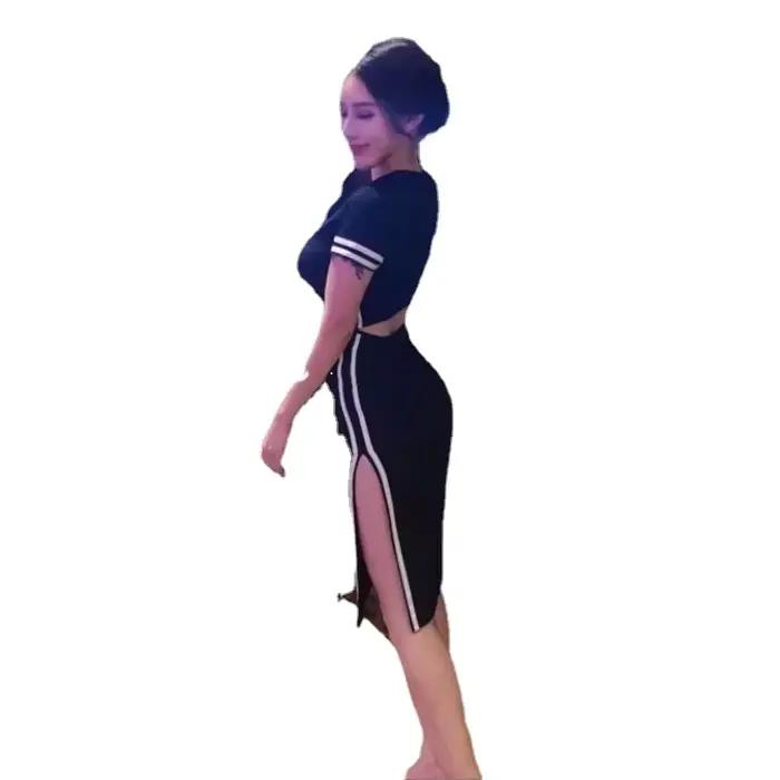 Robe femme noire robes pour femmes 2025 boîte de nuit Midi serré moulante vêtements Promotion tenues de luxe Harajuku à la mode été X