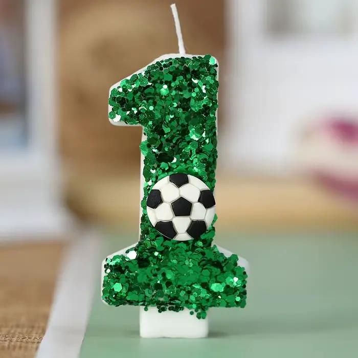 Toppers de gâteau de football pour le thème du sport, fournitures de décoration de gâteau, décor de football, ci-après l'anniversaire, ci-après le football, le Chi